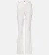 Balmain High-rise Bootcut Jeans In White