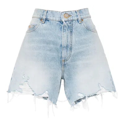 BALMAIN BALMAIN HIGH-RISE DENIM SHORTS