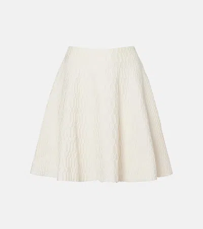Balmain High-rise Miniskirt In White