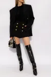 Balmain High-rise Shorts In Black