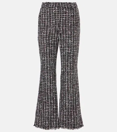 BALMAIN TWEED FLARED PANTS