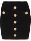 Balmain Women High Waist Buttoned Mini Skirt