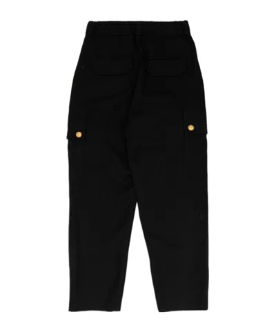 Balmain High Waist Casual Pants In Black