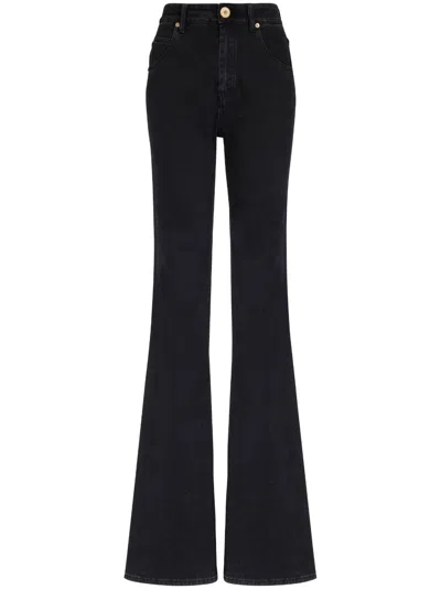 Balmain Schlagjeans Mit Hohem Bund In 0pc