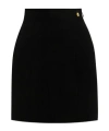 Balmain High-waisted Mini Skirt In Black