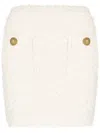 Balmain High-waisted Pencil Skirt In Nude