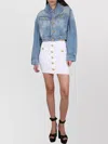 Balmain Knit Mini Skirt With Embossed Buttons Women