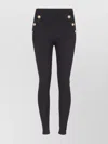 Balmain Jersey Leggings With 6 Buttons