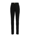Balmain High-waisted Trousers In Black