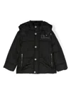 Balmain Hooded Recycled-polyamide Puffer Jacket In Black