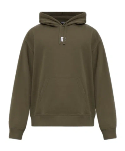 Balmain Hooded Sweatshirt In Green