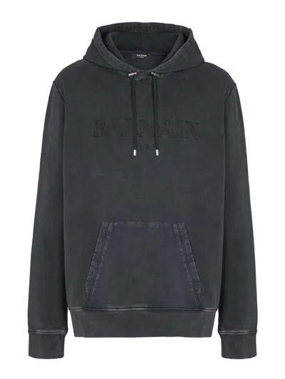Balmain Sudadera - Gris In Gray