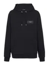 Balmain Man Sweatshirt Black Size M Cotton In Negro