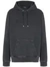 Balmain Logo-embroidered Cotton-jersey Hoodie In Gray