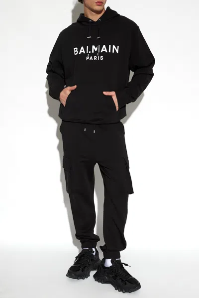 BALMAIN BALMAIN HOODIE WITH LOGO