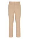 Balmain Straight-leg Tailored Canvas Trousers