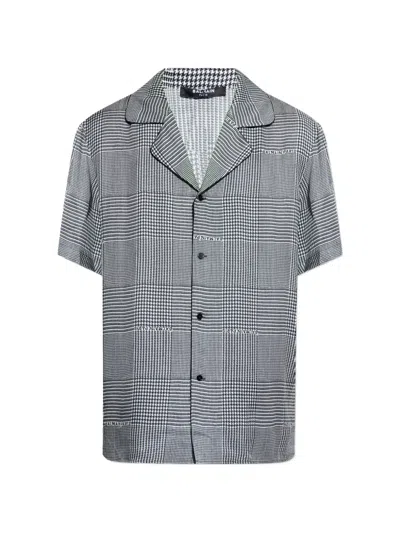 BALMAIN HOUNDSTOOTH-PATTERN SHIRT