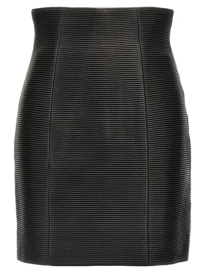 BALMAIN BALMAIN 'HW ROLLED' SKIRT