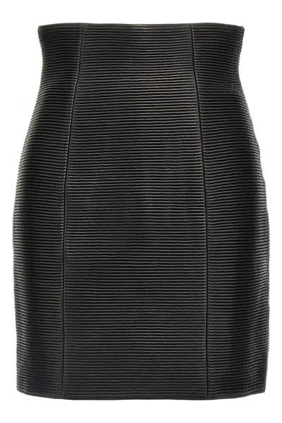 BALMAIN BALMAIN 'HW ROLLED' SKIRT