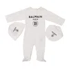 Balmain Infant Logo Babygrow Set In Multi