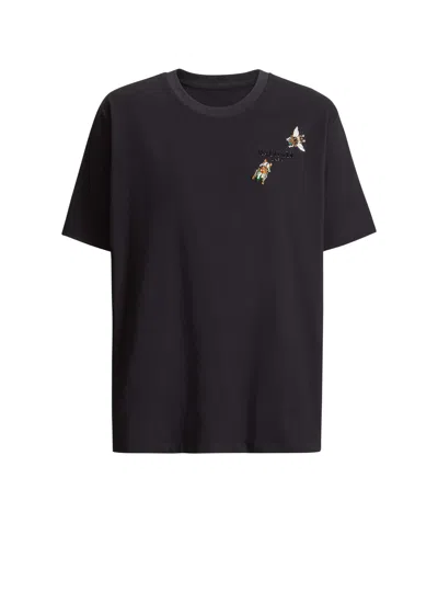 Balmain Insect T-shirt In Black