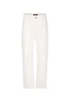 Balmain Straight-leg Trousers In White