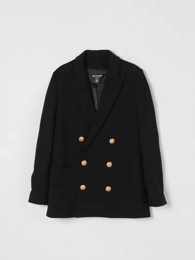 Balmain Jacket  Kids Color Black In Schwarz