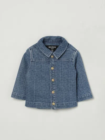 Balmain Babies' Jacket  Kids Color Gnawed Blue
