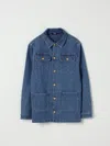 Balmain Jacket  Kids Color Gnawed Blue In Blue