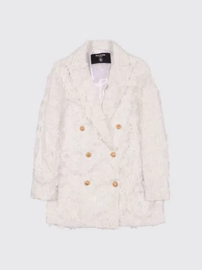 Balmain Jacket  Kids Color White