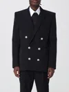 Balmain Grain De Poudre Blazer In Black
