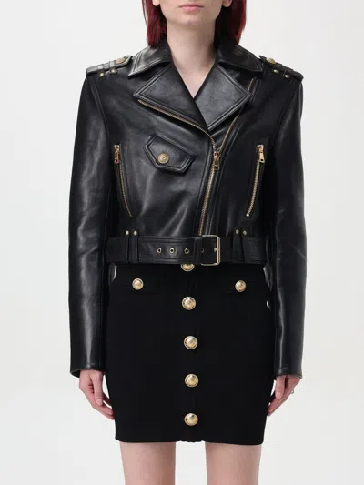BALMAIN JACKET BALMAIN WOMAN COLOR BLACK,F76792002