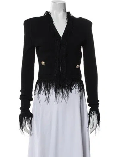 Pre-owned Balmain Jacket In Black