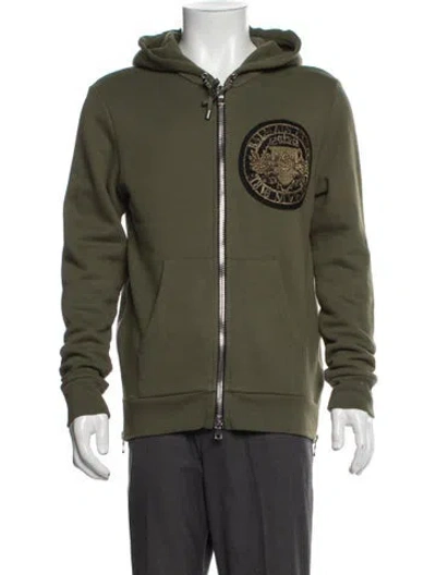 Pre-owned Balmain Jacket In Green