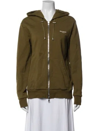 Pre-owned Balmain Jacket In Green