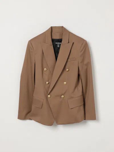 Balmain Jacket  Kids Color Brown