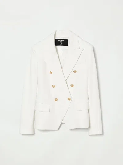 Balmain Jacket  Kids Color White