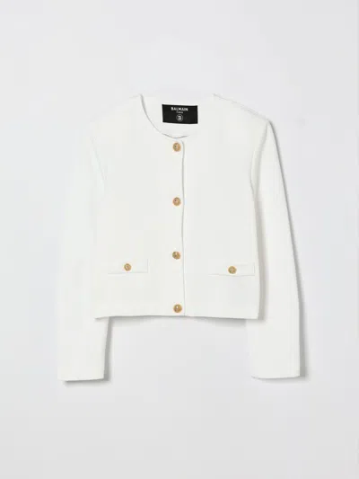 Balmain Jacket  Kids Color White