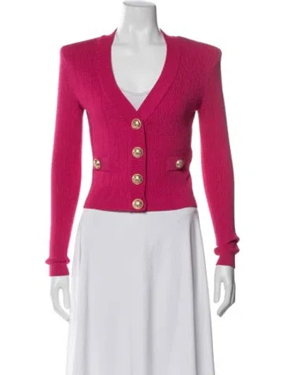 Pre-owned Balmain Jacket In Pink