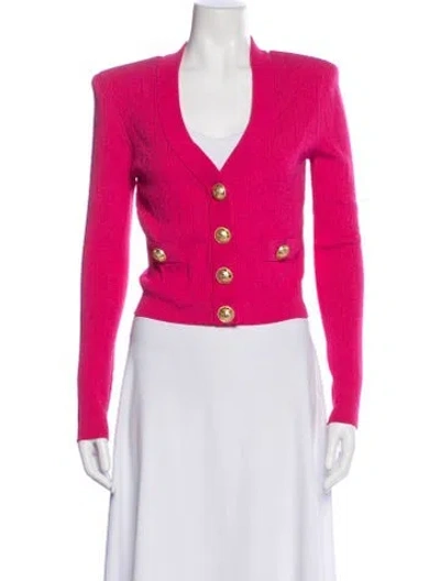 Pre-owned Balmain Jacket In Pink