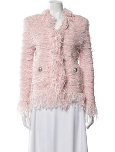 Pre-owned Balmain Jacket In Pink