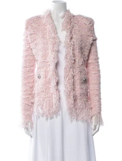 Pre-owned Balmain Jacket In Pink