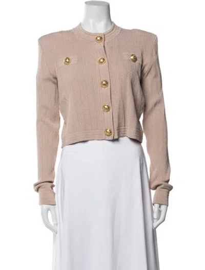 Pre-owned Balmain Jacket W/ Tags In Pink