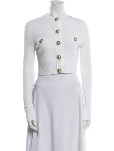 Pre-owned Balmain Jacket In White