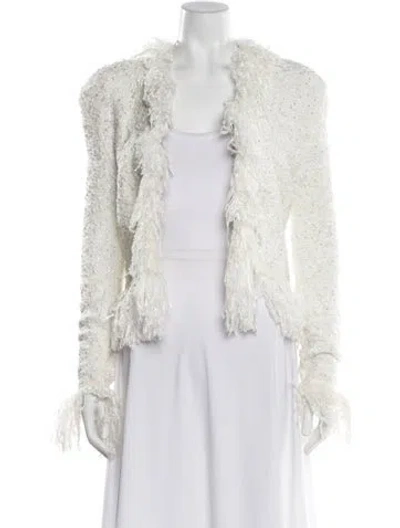 Pre-owned Balmain Jacket In White