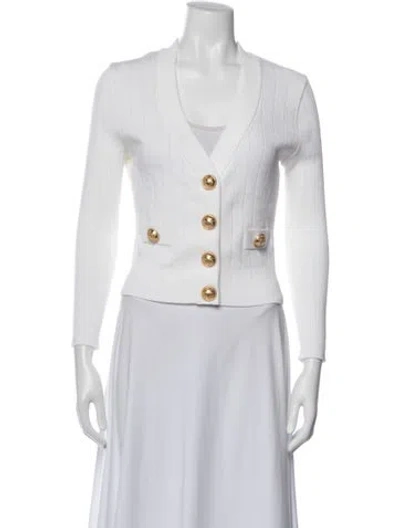 Pre-owned Balmain Jacket In White