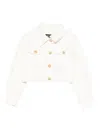 Balmain Jacket With Flap Pockets In White