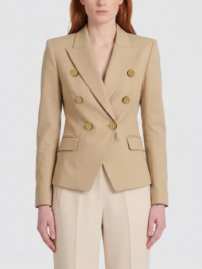 Balmain ジャケット  レディース カラー ベージュ In Brown