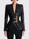 Balmain ジャケット レディース カラー ブラック In Black