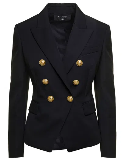 BALMAIN BALMAIN DOUBLE-BREASTED WOOL JACKET